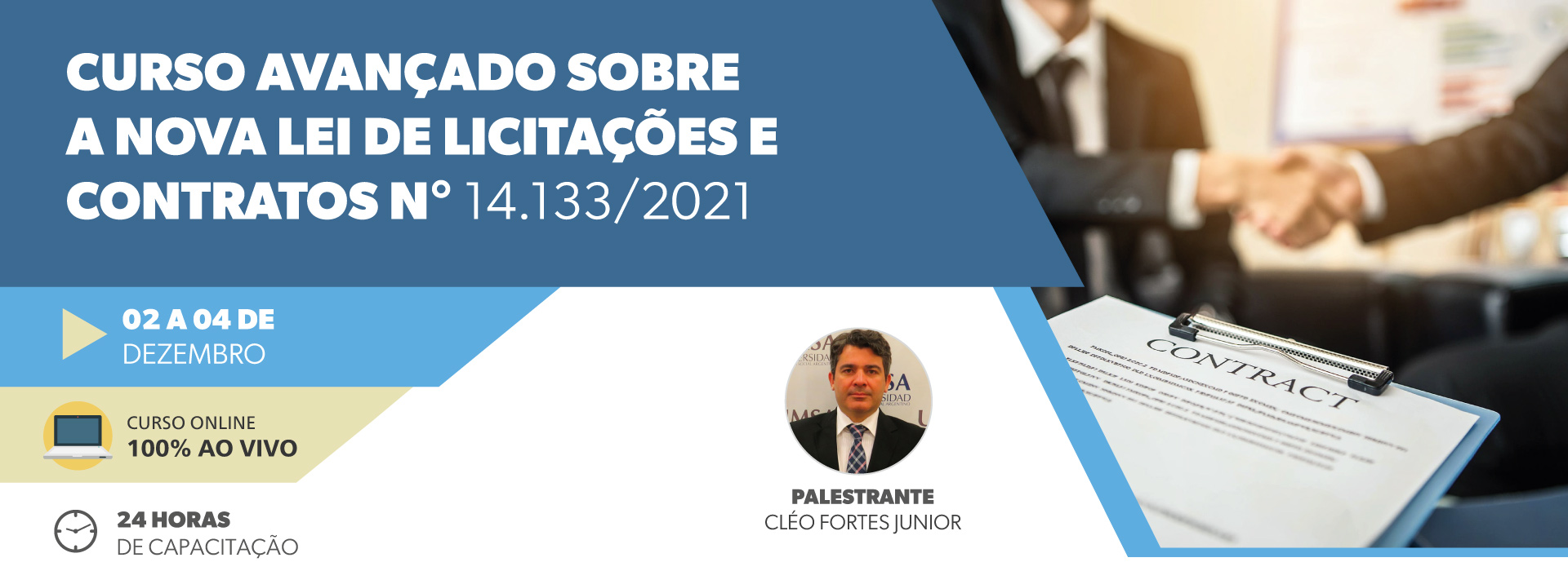 Curso Avançado Sobre a Lei de Licitações e Contratos N° 14.133/2021