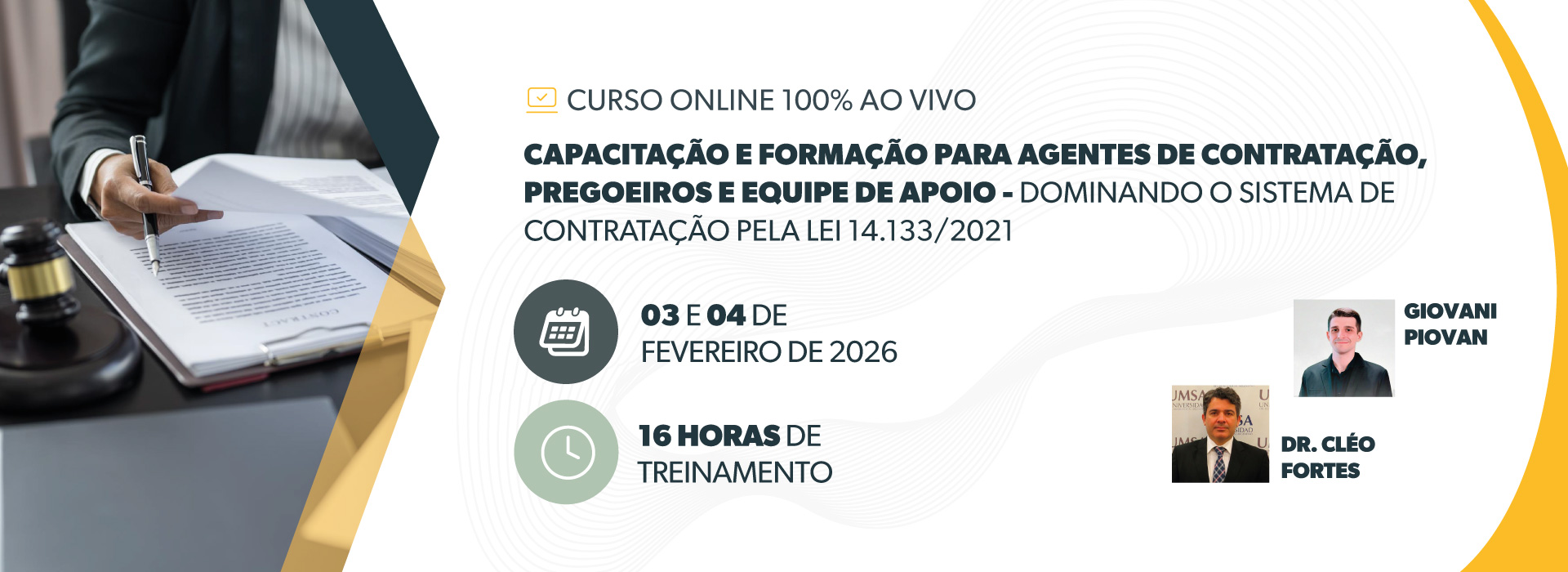 Capacitação e Formação para Agentes de Contratação, Pregoeiros e Equipe de Apoio - Dominando o Sistema de Contratação pela lei 14.133/2021
